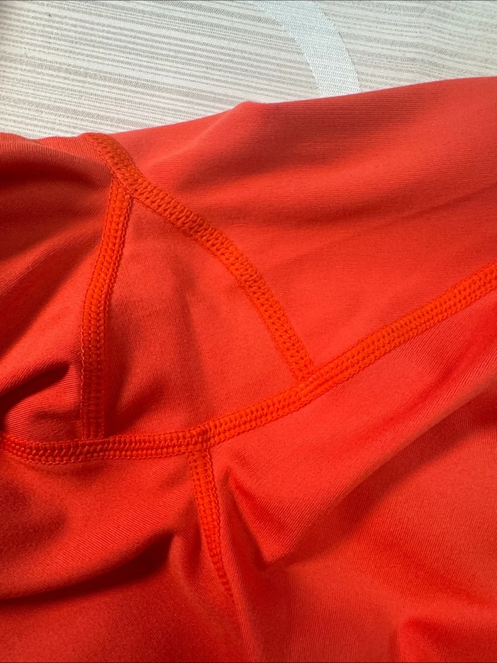 Zella Coral-Red Capri Leggings - Picture 8 of 9